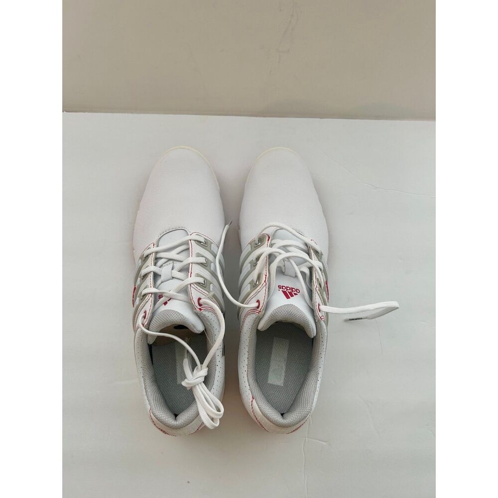 Adidas Tour360 ATV M1 Spiked Golf Shoes, Men's 8.5 Wide, White, NIB